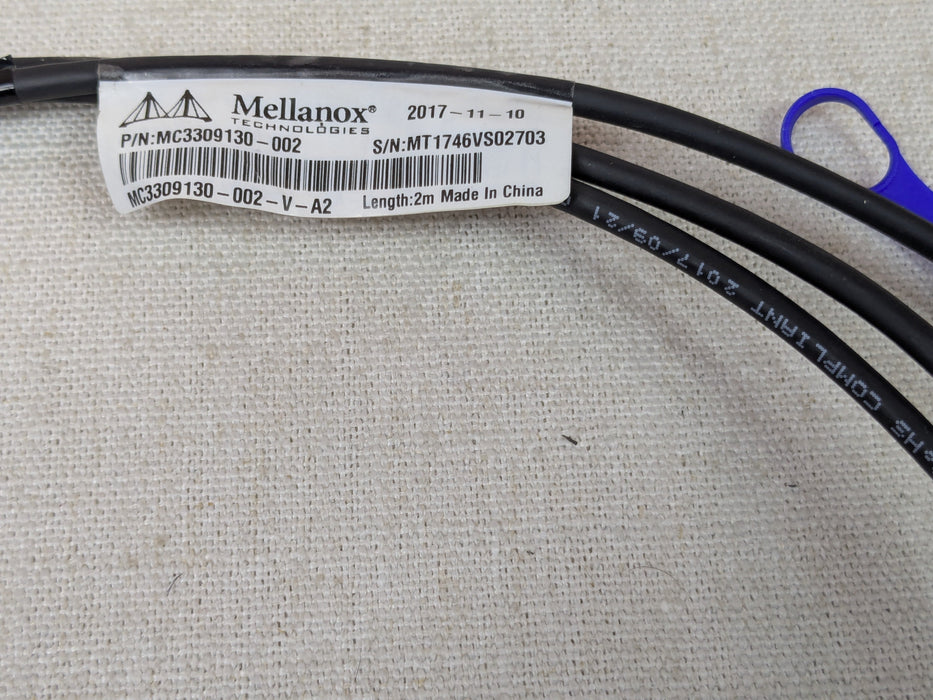 Mellanox MC3309130-002 10G SFP+ to SFP+ 2M DAC Cable