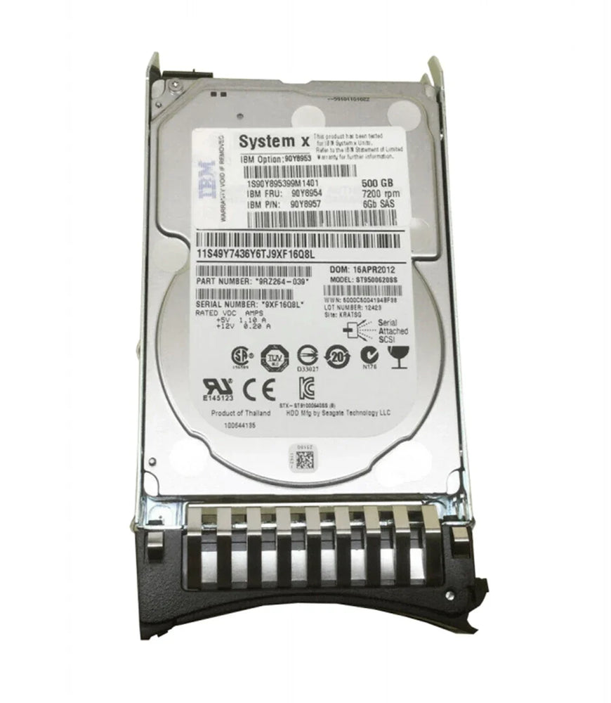 IBM 00NA587 500 GB Hard drive 2.5" SAS 6Gb/s | USED