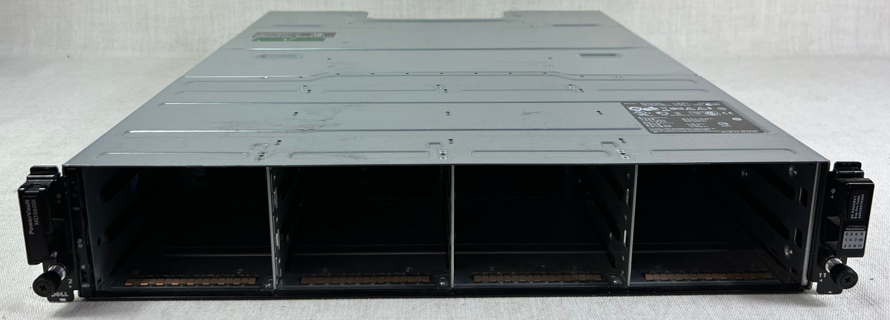 Dell PowerVault MD3600i 2U 10GbE iSCSI Storage Array 12x 2TB 24TB