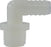 33047W | 3/8 X 1/2 HB X MIP WHT NYLN ELB | Midland Metal Mfg.