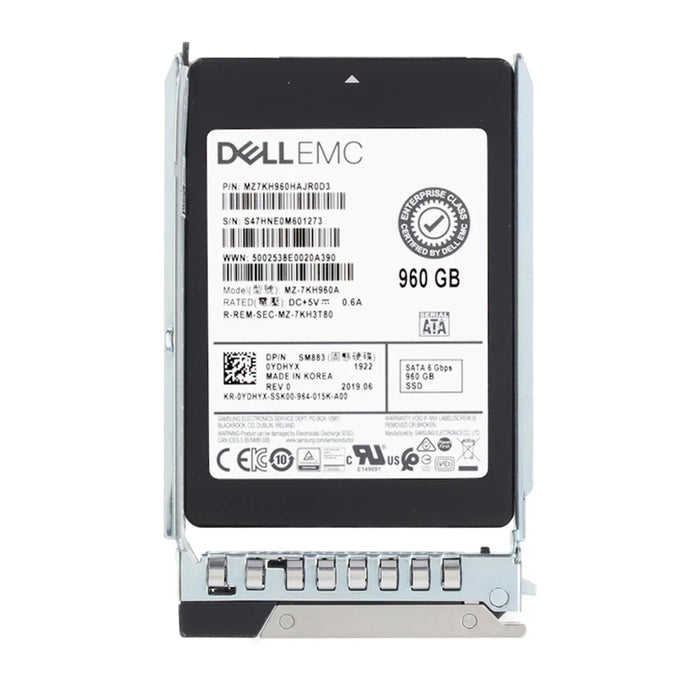Dell YDHYX 960GB SATA 6Gbps Mixed Use 3DWPD 2.5-inch Hot-Plug SSD New | USED