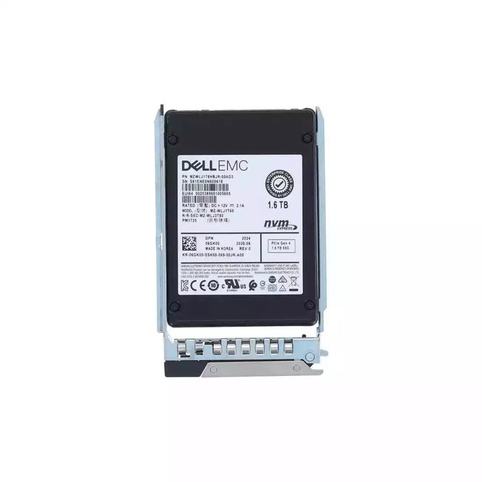 Dell 6GK00 1.6TB U.2 2.5Inch Mixed Use TLC PCIe NVMe SSD | USED