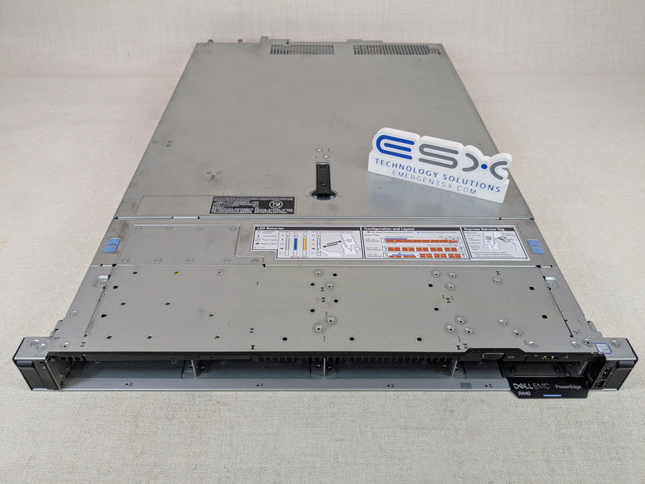 Dell PowerEdge R440 4x 3.5” 1U Server– 1x 8C Silver 4110 2.1GHz, 32GB RAM, H730p