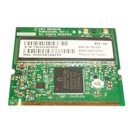 349323-001 - HP Mini PCI 54G WiFi 802.11b/g Wireless Lan (WLAN) Network Interface Card for NX9010 Notebook