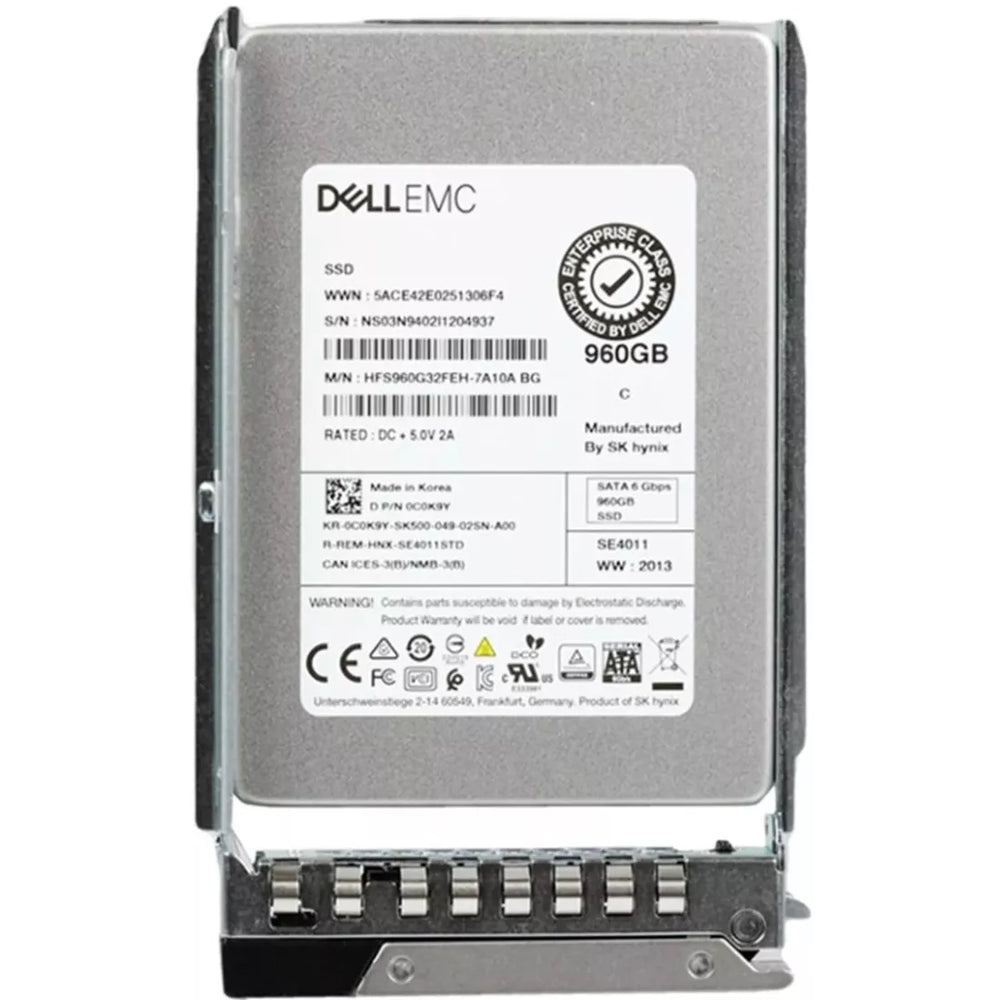 Dell C0K9Y 960GB SATA-6Gbps Read Intensive 1DWPD 2.5Inch Hot-Plug SSD Ref | USED