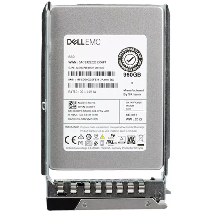Dell C0K9Y 960GB SATA-6Gbps Read Intensive 1DWPD 2.5Inch Hot-Plug SSD Ref | USED