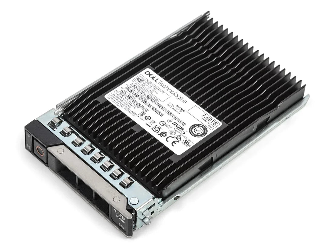 Dell 91KYJ 7.68TB PCIe Gen4 NVMe RI TLC U.2 2.5in Solid State Drive | USED