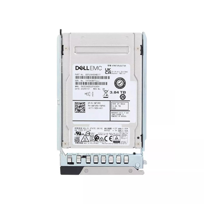 DELL MT0R5 3.84Tb SAS-24Gbps Read-Intensive 1DWPD 2.5-Inch SSD New | USED