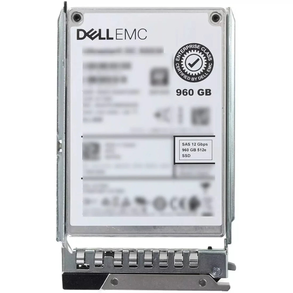 Dell 345-BKGS 960Gb SAS-12Gbps Read Intensive TLC 512e 2.5in Hot plug SSD | USED