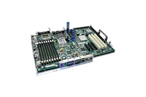 395566-002 - HP Socket LGA771 System Board Motherboard for Proliant ML350 G5 Supports 2x Xeon 5000/ 5100/ 5400 Series DDR2 8x DIMM
