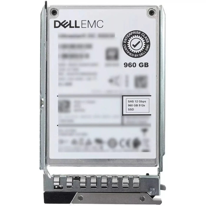 Dell 345-BKHC 960Gb SAS-12Gbps Read Intensive TLC 512e 2.5in Hot plug SSD | USED