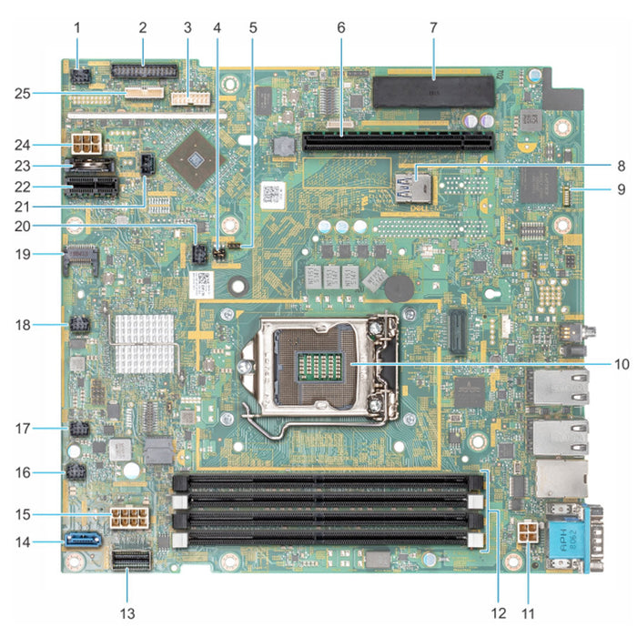 3V8RN — System Board Motherboard | Dell PowerEdge R340