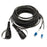 Outdoor ODVA/DLC Waterproof Connector 2Core Singlemode G657A2 CPRI Cable