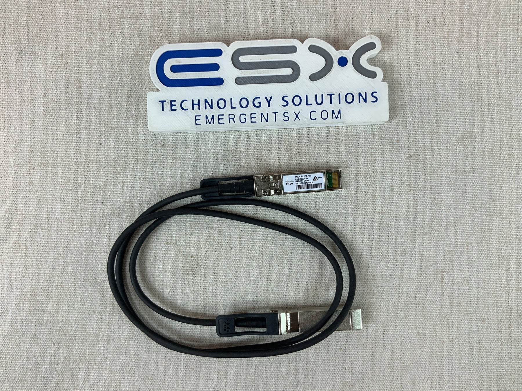 Cisco MA-CBL-TA-1M Meraki 1M 10G SFP+ Direct Attach Twinax Cable