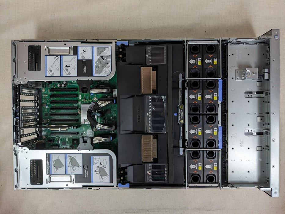 Dell PowerEdge R940 3U Barebone CTO Server - 4x Heatsink, Risers, Fans, 2x 1600W