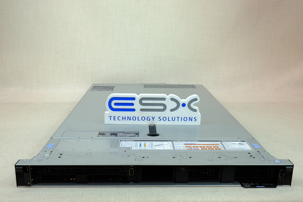 Dell PowerEdge R640 1U Diskless CTO Server – 2x Heatsink, 2x PSU, iDRAC Ent