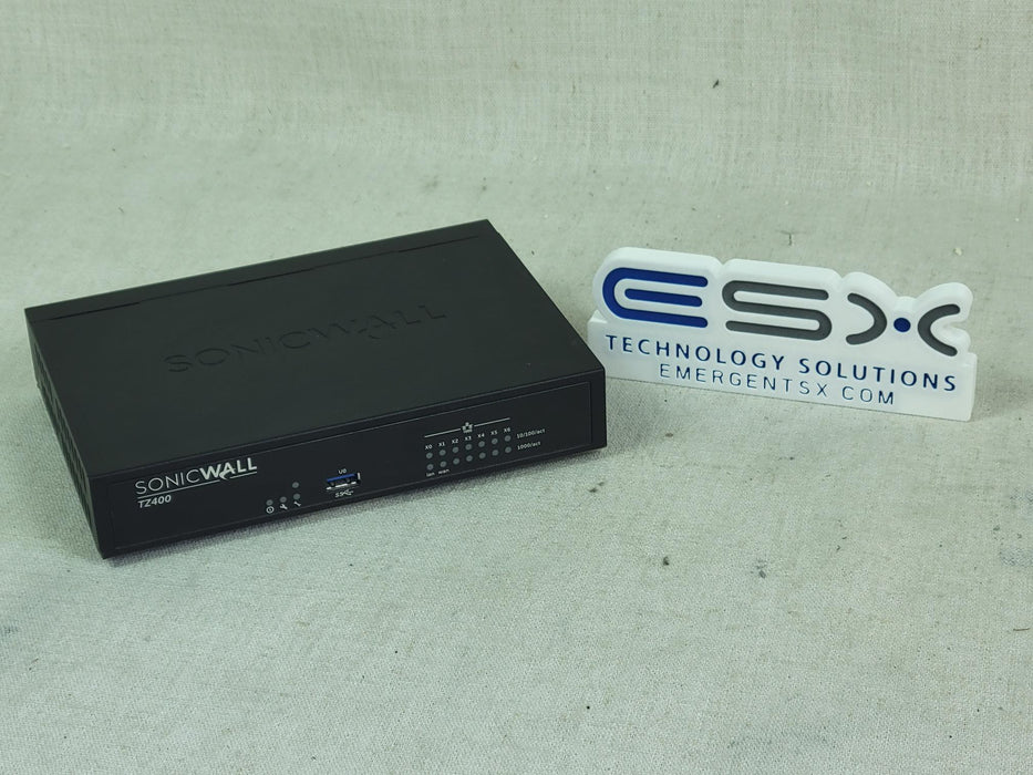 Sonicwall TZ400 Firewall Network Security Router – No AC Adapter
