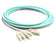 6 Fiber SC Pigtail, Multimode, OM3 Multimode, OM3, 50/125, Fiber Optic Pigtail