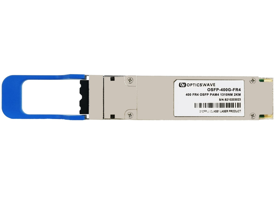 400GBASE-FR4 OSFP56  Finned Top PAM4 1310nm 2km DOM Optical Transceiver Module, Based on Silicon Photonics