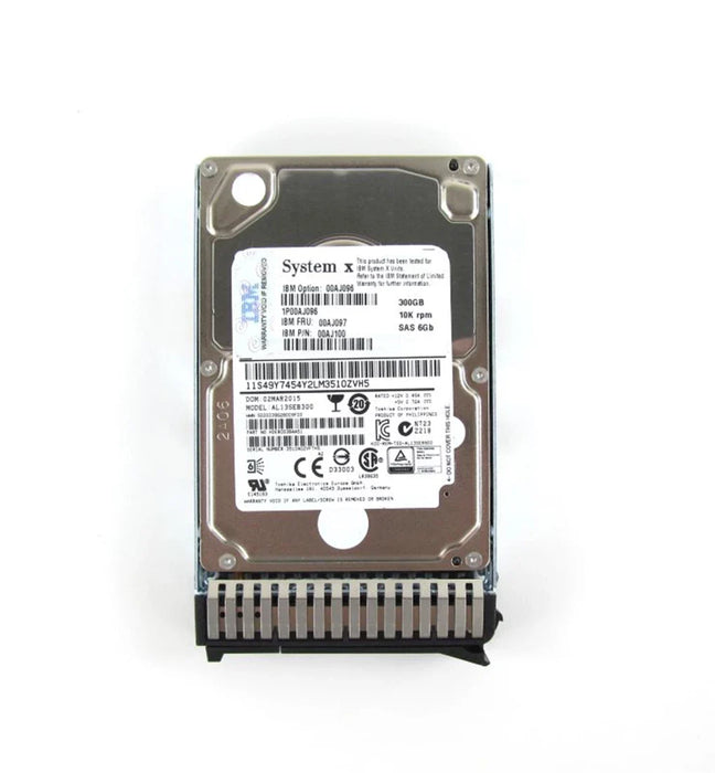IBM 00AJ097 300 GB Hard drive 2.5" Internal SAS 6Gb/s New F/s | USED