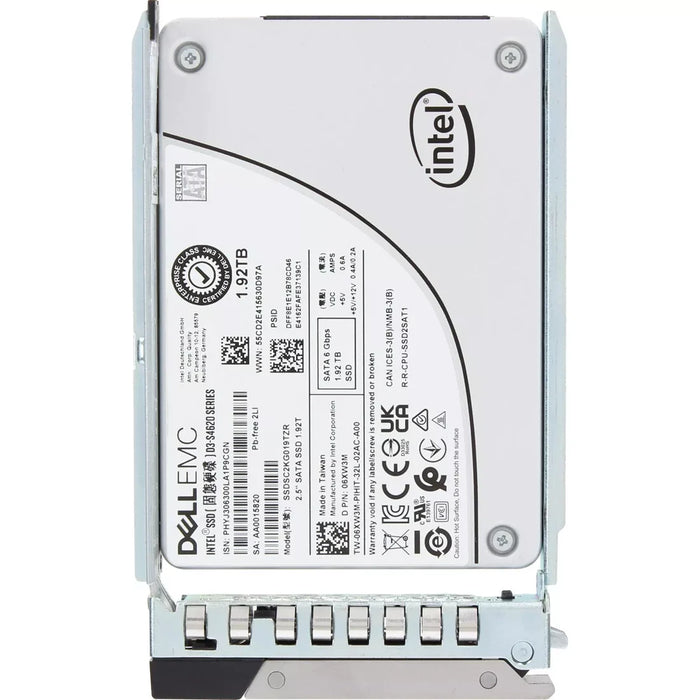 Dell 6XW3M 1.92TB SATA-6Gbps Mixed Use 3DWPD 2.5-Inch Hot Plug SSD New | BRAND NEW