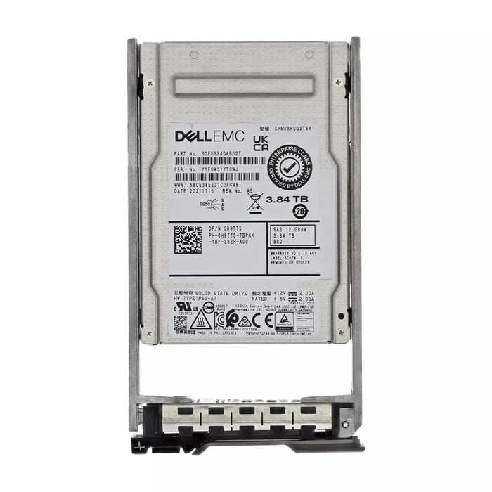 Dell H9TT5 3.84Tb SAS-12Gbps Read-Intensive Tlc 2.5-Inch SSD | BRAND NEW