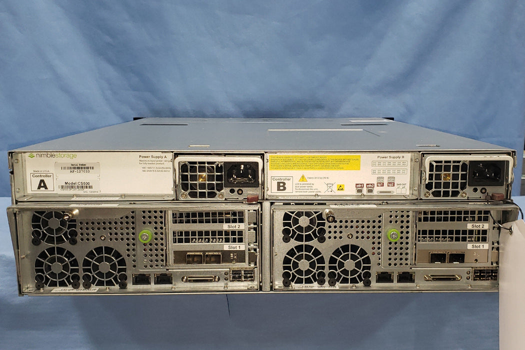 408TB Nimble CS500 with 48TB, 7.68TB SSD & 4 x 90TB Shelves
