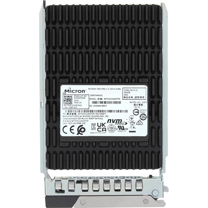 Dell NG1C6 960GB NVMe RI 2.5" U.3 PCIe Gen4 SSD | BRAND NEW