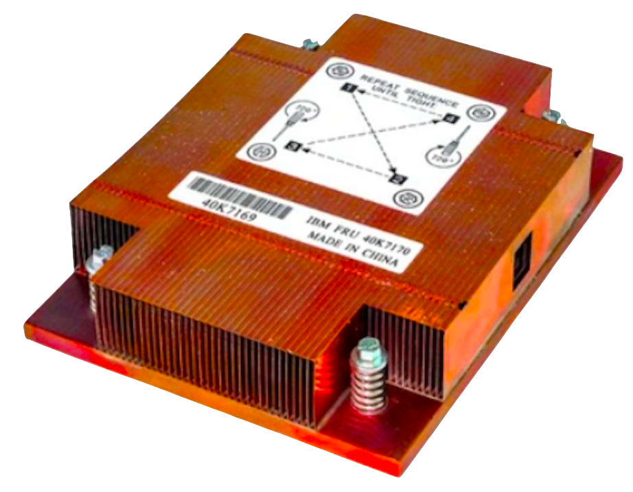 40K7170 I IBM X3455 CPU Heatsink Assembly 7984 7986