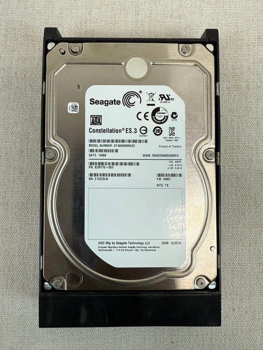 Isilon 4TB 7.2K 6Gb/s 3.5" SATA Hard Drive for NL400/NL410/X400 - ST4000NM0033