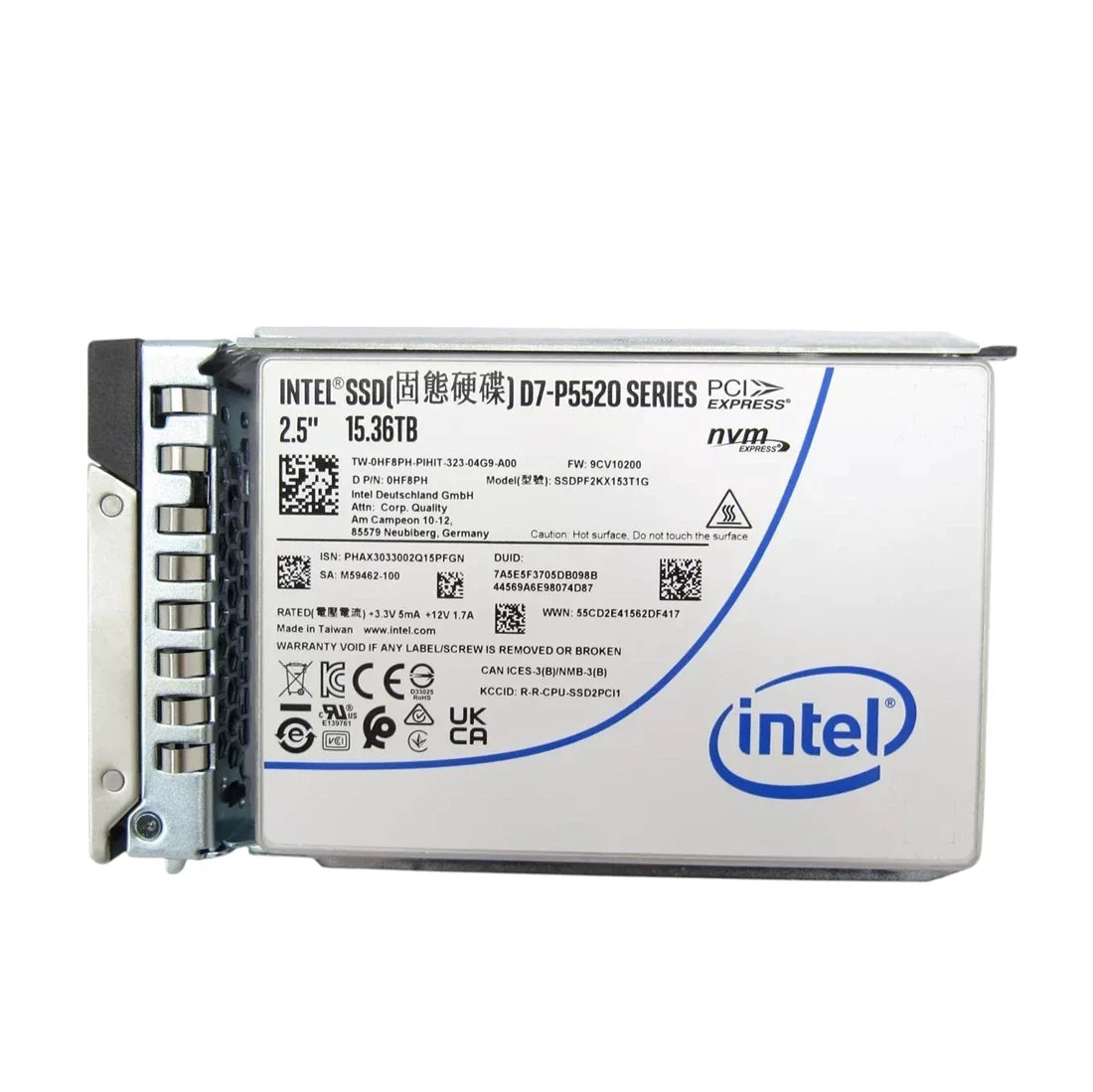 Dell HF8PH PCIe Gen4 NVMe U.2 Read Intensive 2.5Inch SSD | USED