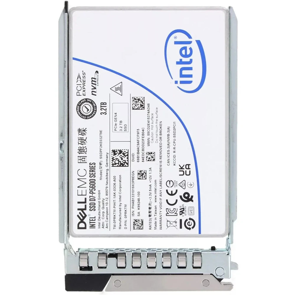 Dell EMC PRKTM 3.2TB 2.5Inch Mixed Use PCIe Gen4 SSD | USED