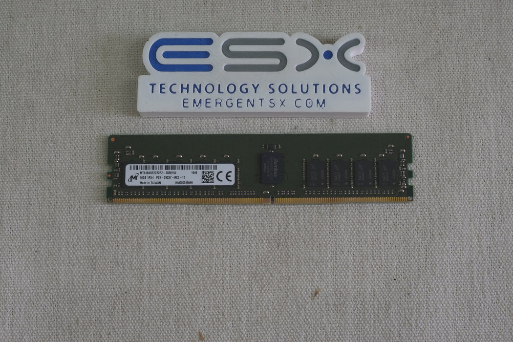 Micron MTA18ASF2G72PZ-2G9E1 16GB 1Rx4 PC4-2933Y DDR4 Server Memory RDIMM