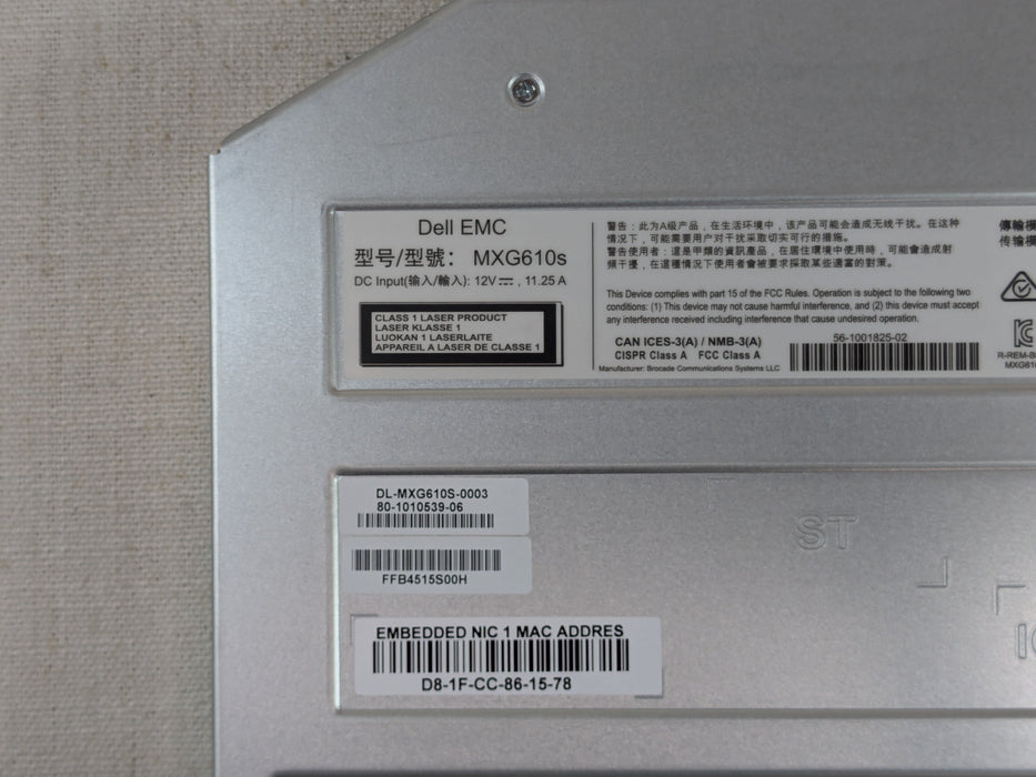 Dell 5P0D9 MXG610s 32Gb/s Fibre Channel Switch Module for MX7000