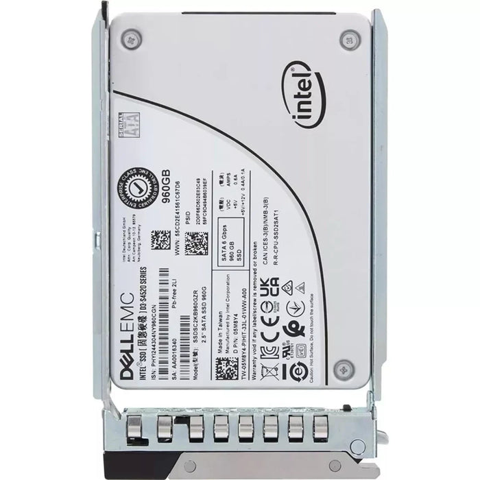 Dell 5M8Y4 960GB SATA-6Gbps Read Intensive 1DWPD 2.5Inch SSD Ref | USED