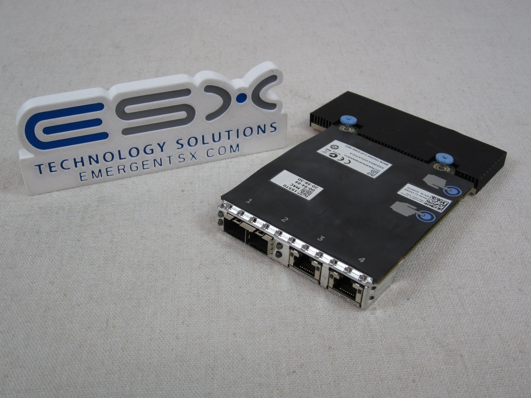 Dell 165T0 Broadcom 57800S 2x GbE & 2x 10G SFP+ Network Daughter Card
