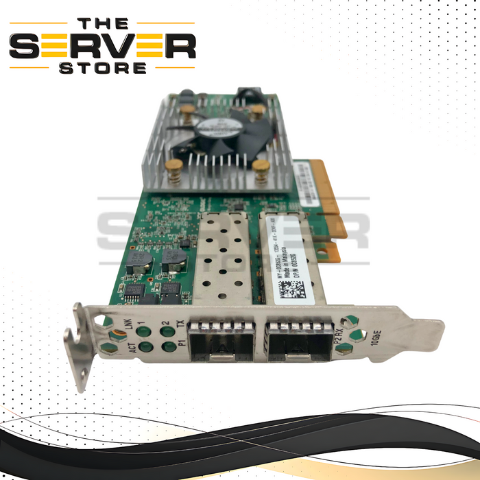 Dell QLogic QLE8262 Dual-Port 10GbE FCoE Converged Network Adapter (CNA). P/N: C852G, 0C852G.