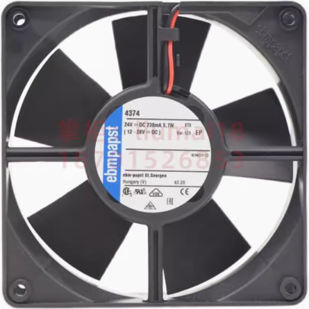4374-123 ebm papst DC Fans DC Tubeaxial Fan