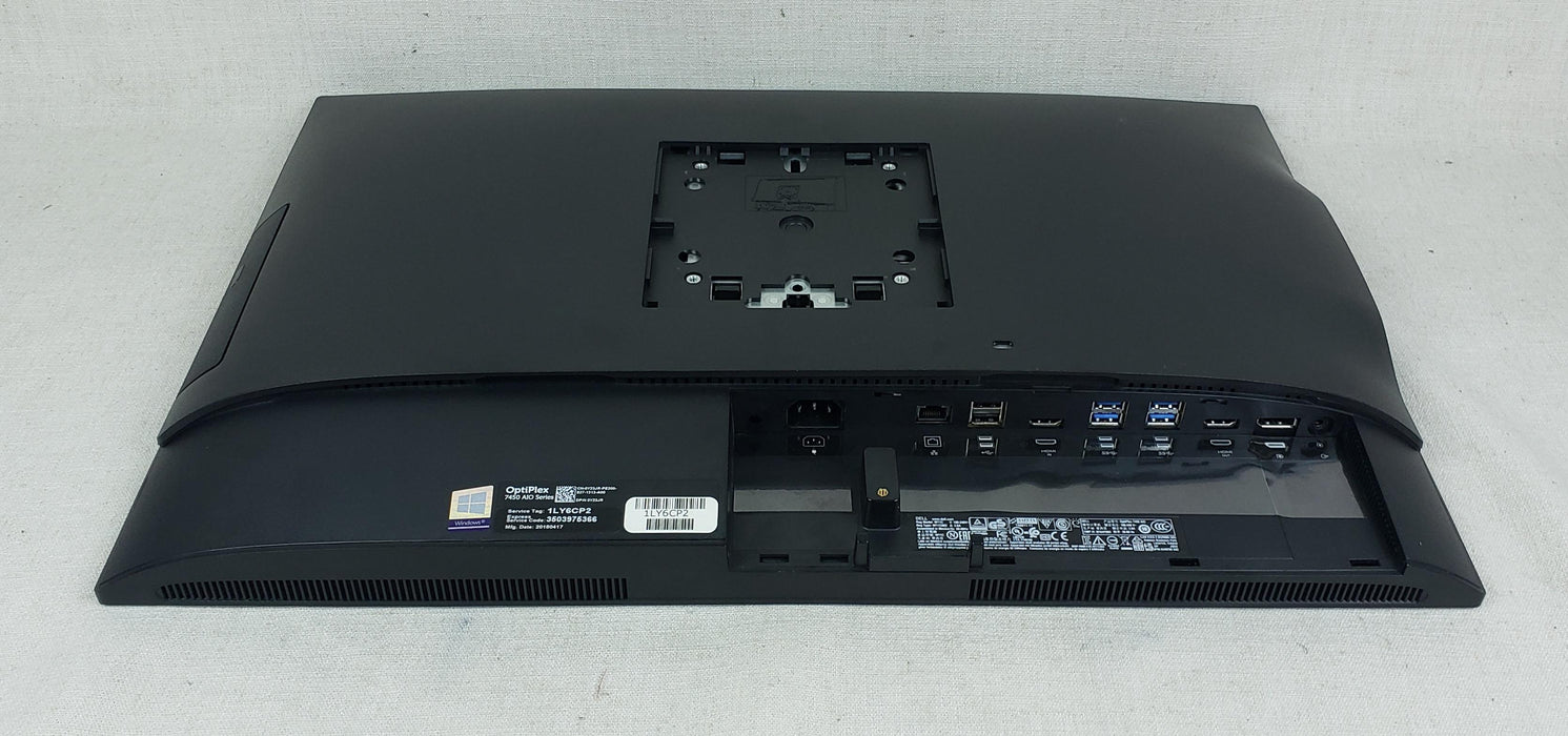 Dell Optiplex 7450 AIO i5-7500 16GB 500GB Windows 10 Pro cracked stands