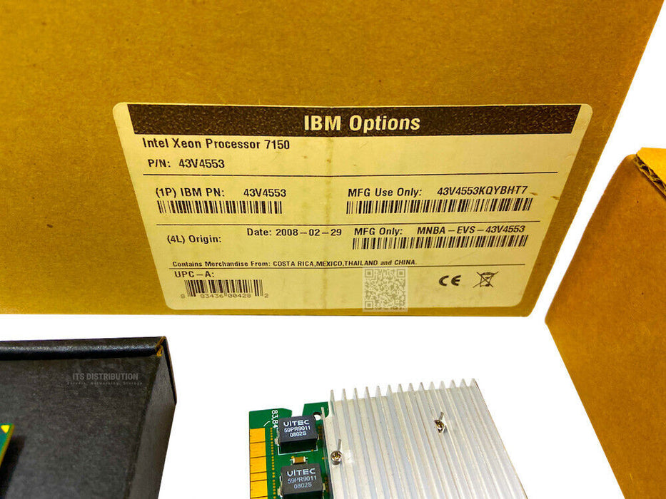 43V4553 I Open Box Intel Xeon Dual-Core 7150N 3.50GHz 667MHz FSB CPU Kit