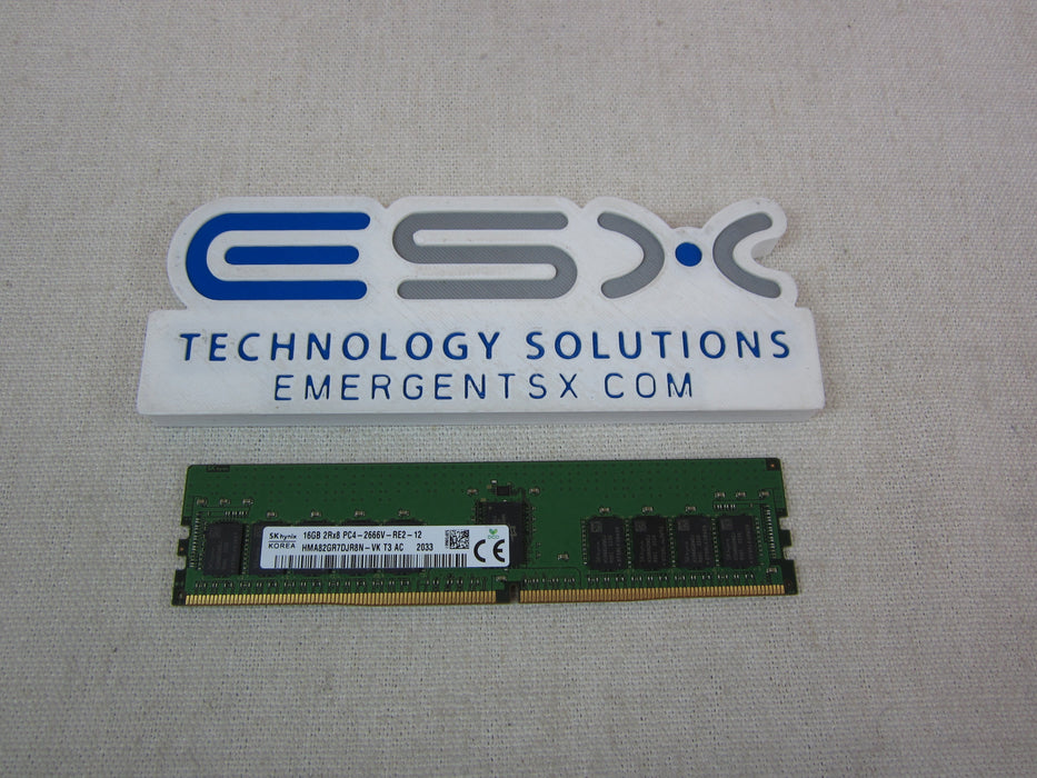Hynix HMA82GR7DJR8N-VK 16GB 2Rx8 PC4-2666V DDR4 DIMM Server Memory Module