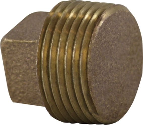 44674 | 3/4 BRONZE SQ HD SOLID PLUG | Midland Metal Mfg.