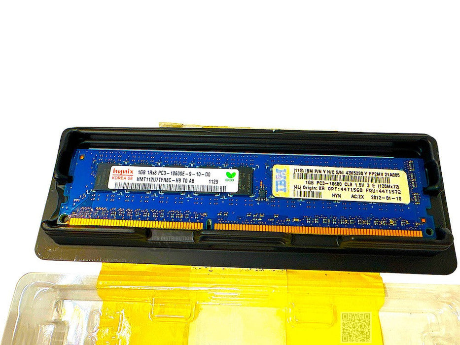 44T1568 I IBM 1GB DDR3 SDRAM DIMM PC3-10600 Unbuffered Memory Module 44T1572