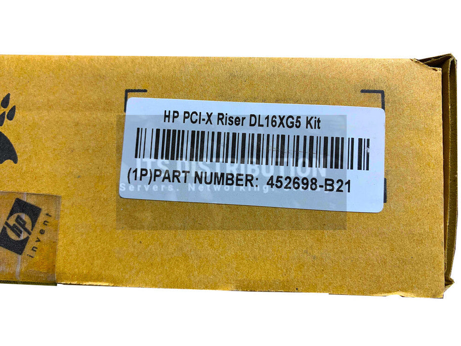 452698-B21 I HP Riser Card DL16X G5 Servers 1x PCI-X 133MHz 452342-001 NEW