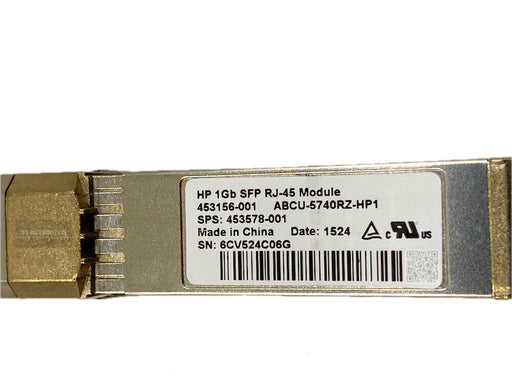 453154-B21 I Genuine HP 1Gb RJ45 SFP Module  453578-001 453156-001 Transceiver