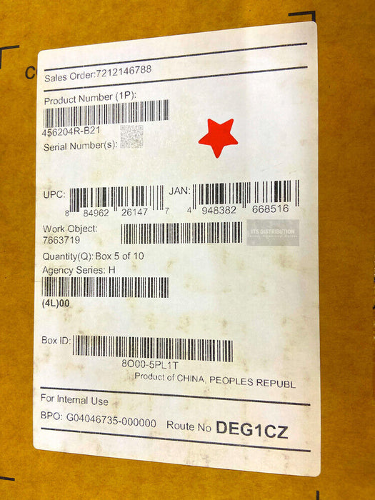 456204-B21 I Renew Sealed HPE BLC7000 Onboard Admin Module KVM Option 708046-001