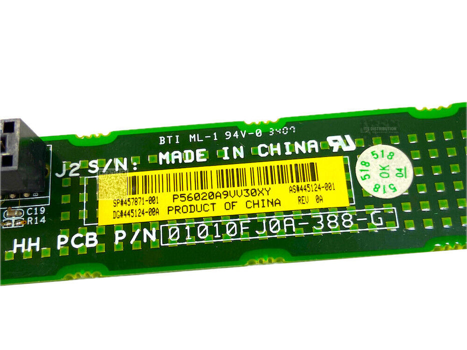457871-001 I HP Proliant DL160 DL165 PCI-E x16 Low Power Full Height Riser Board
