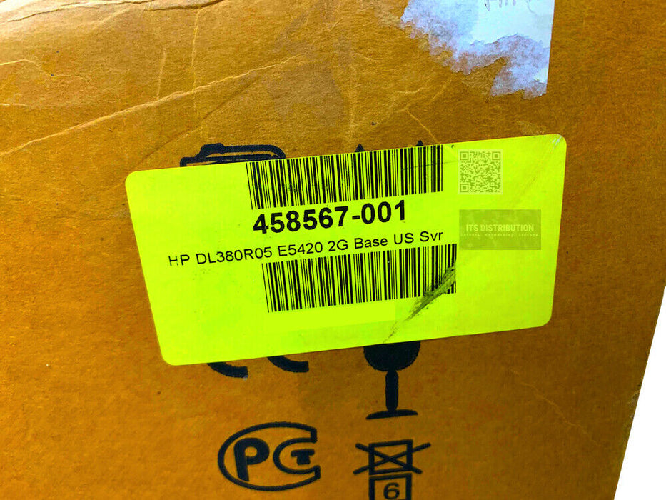458567-001 I Open Box HP ProLiant DL380 R05 G5 E5420 2U SAS Base Rack Server
