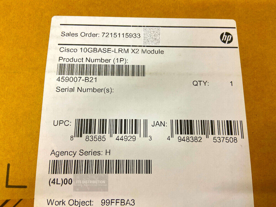 459007-B21 I New Sealed HP Cisco 10GBase-LRM X2 Module 1x 10GBase-LRM 708061-001