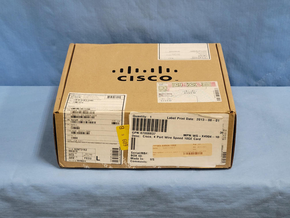NOB Cisco 4-Port Wire Speed 10G Ethernet X2 Expansion Module WS-X4904-10GE